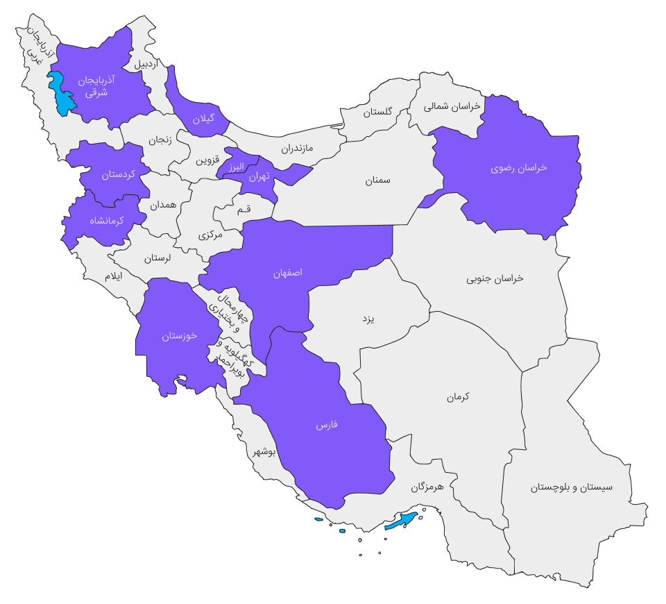 iran map image